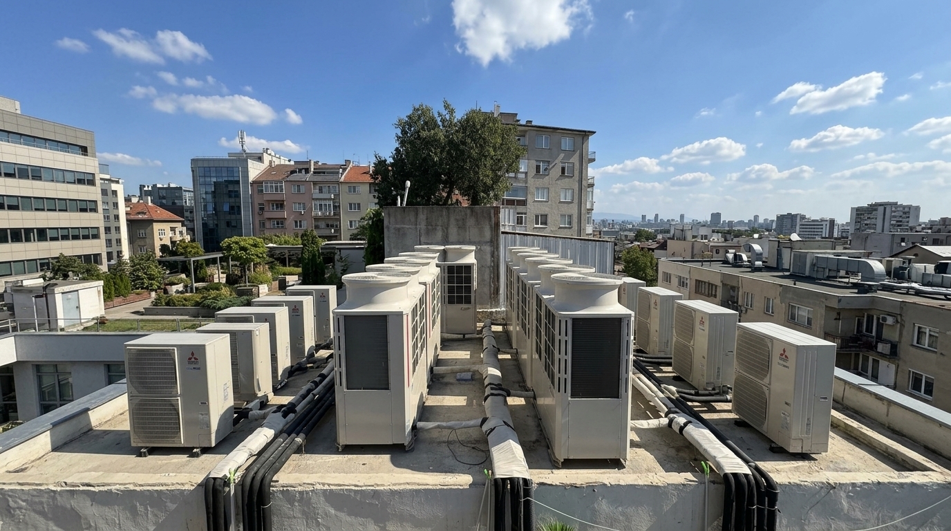 Kurumsal TCDD Haydarpaşa Çatı VRF Merkezi Sistem Tesisatı - Kale İklimlendirme
